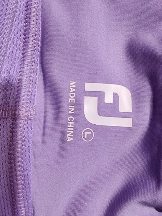 FootJoy Golf Jacket‎ Full Zip Lightweight Athletic Purple Size L - Picture 6 of 8